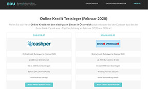 Online Kredit im Februar aufnehmen