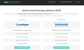 Online Kredit im April aufnehmen